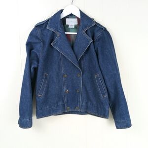 Vintage Sergio Valente Denim Double-Breasted Women's Jacket Size M